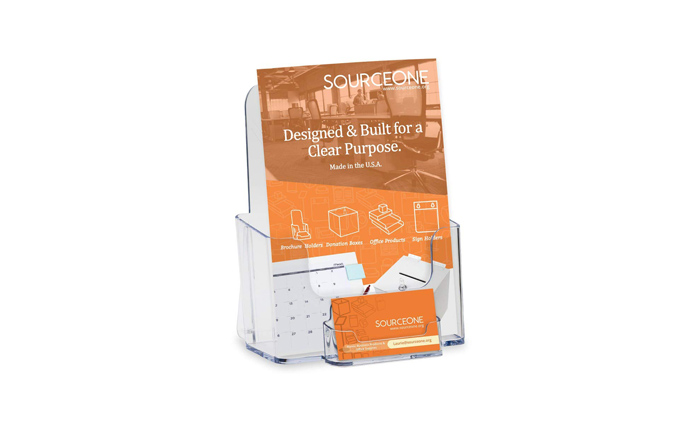 8.5 x 11 Brochure Holder Countertop Display Holder