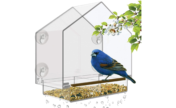 acrylic bird feeder