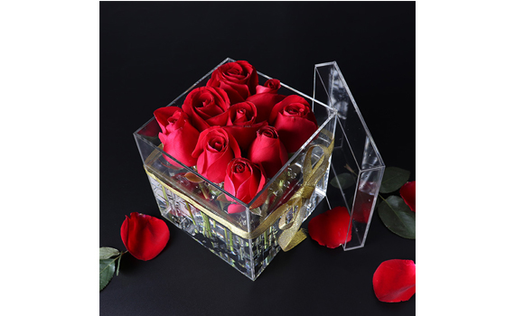 Clear Acrylic Box For Roses