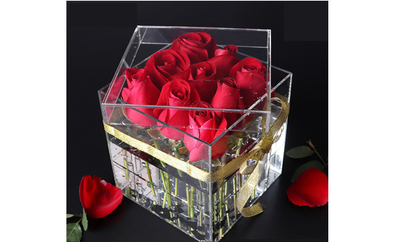 Clear Acrylic Flower Box Wholesale
