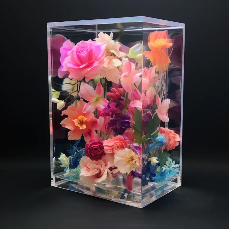 acrylic flower box supplier