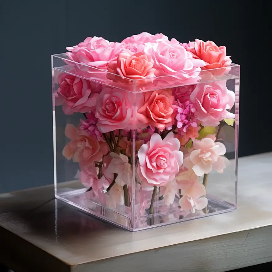 acrylic rose boxes wholesale