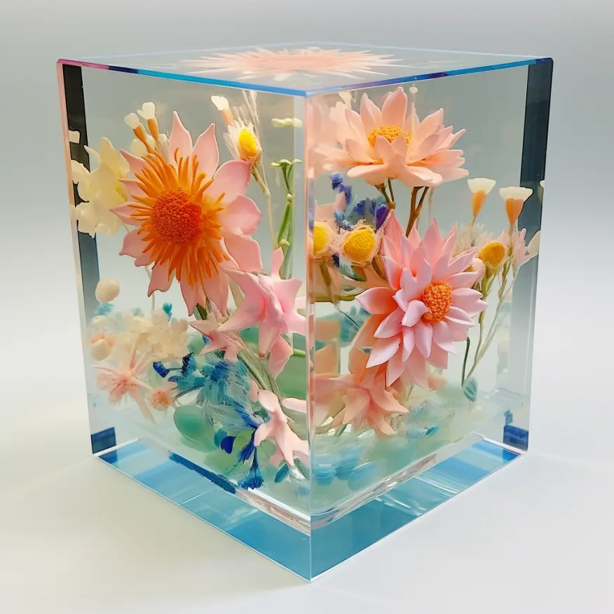 custom acrylic flower box
