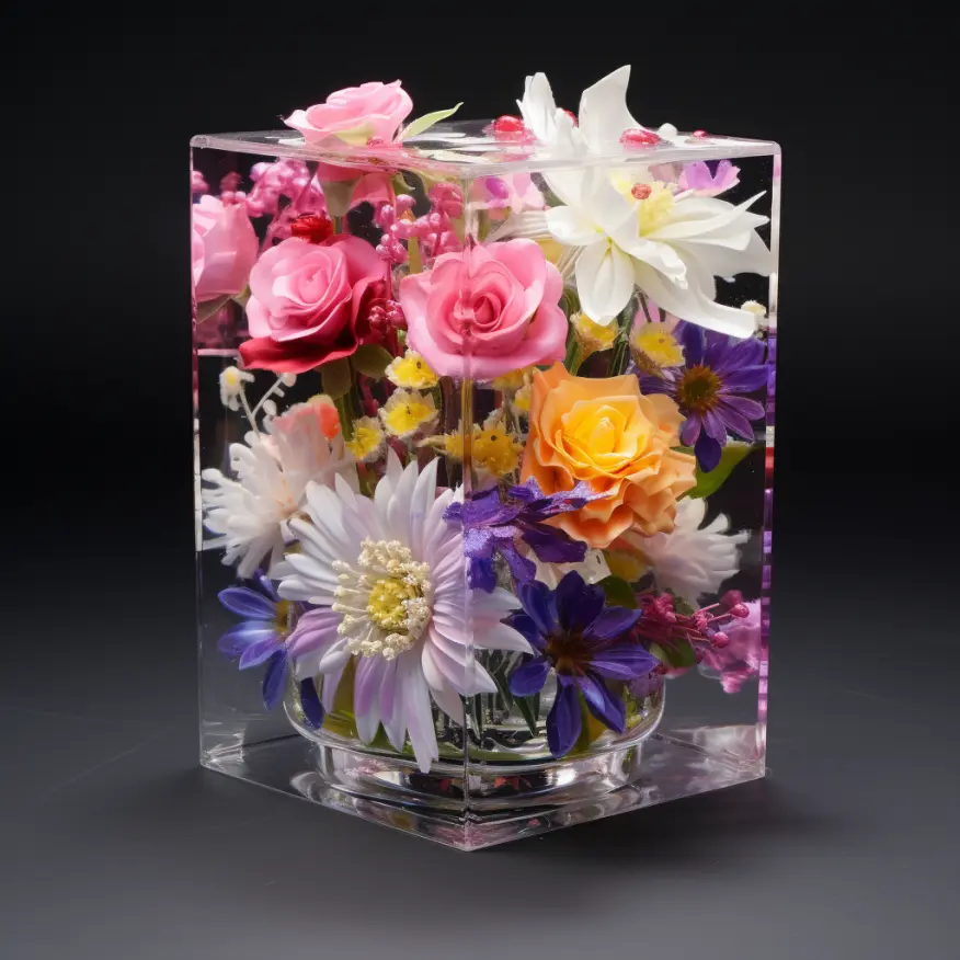 perspex flower box