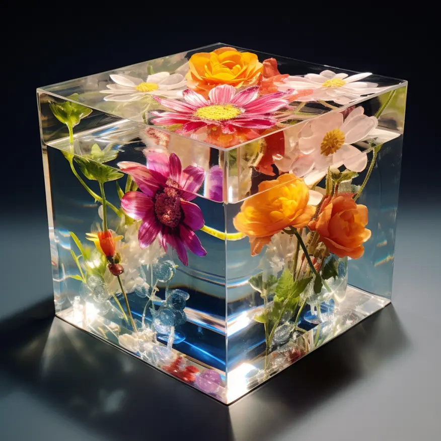 single rose acrylic box wholesale