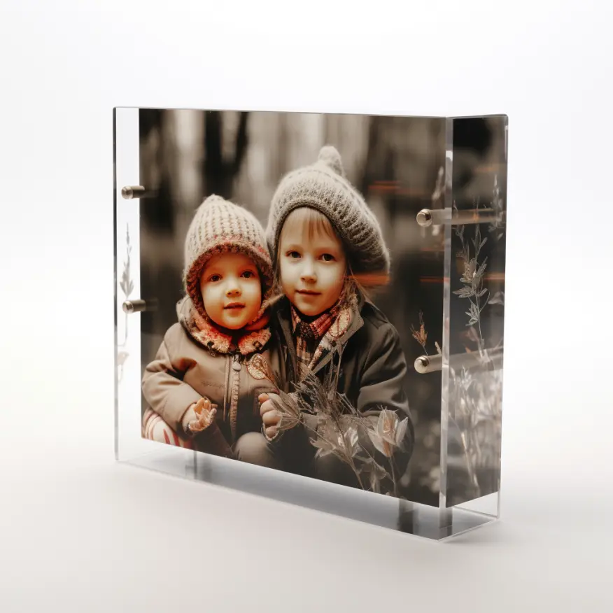 acrylic block photo frame wholesale
