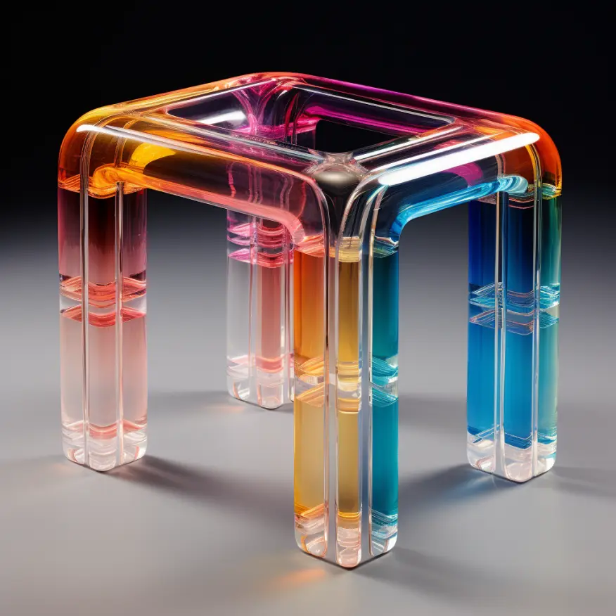 clear acrylic lucite furniture