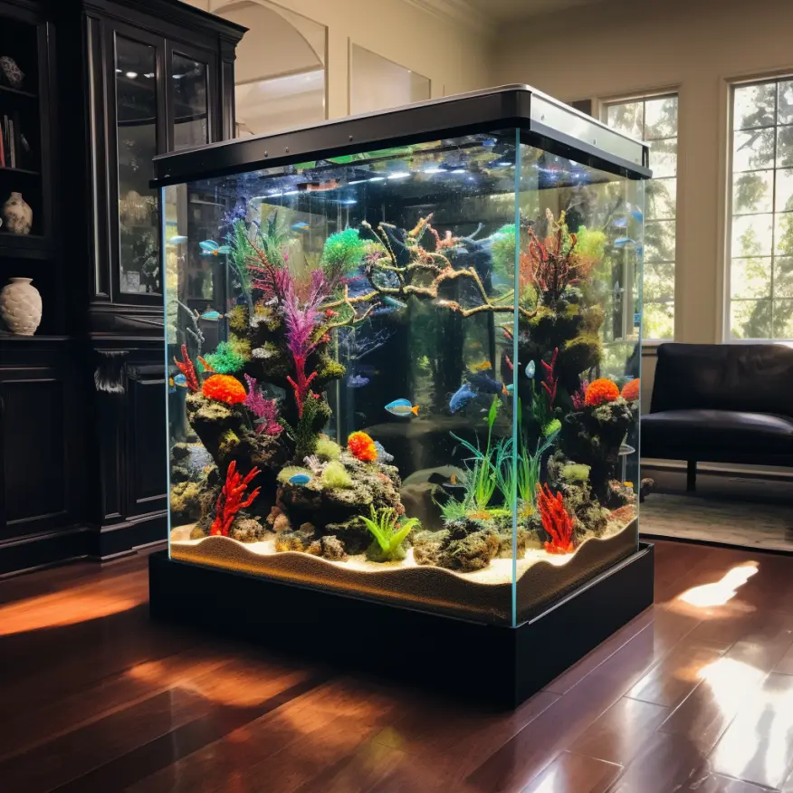 large acrylic aquarium